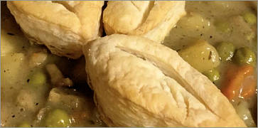 Vegan Chicken Pot Pie at 10th Street Diner