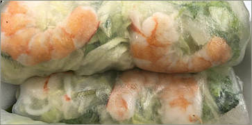 Vietnamese Shrimp Spring Rolls at Ba Le