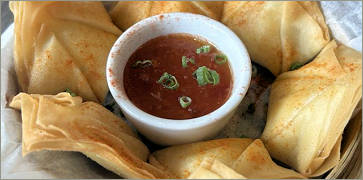 Spicy Crab Rangoon at Bites Asian Kitchen + Bar