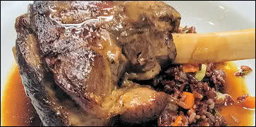 Braised Aussie Lamb Shank