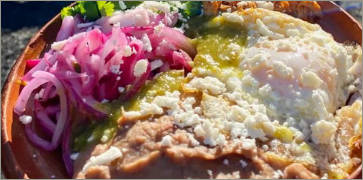 Chilaquiles Bowl at Con Huevos Tacos