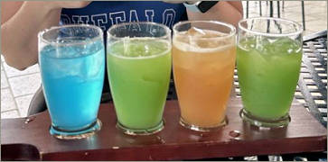 Flight of Swamp Juice at Cracklin' Jack's