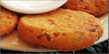 Fried Green Tomatoes at Cracklin' Jack's