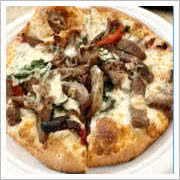 Gyro Pizza at Petra Mediterranean Pizza and Grill