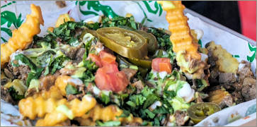 Loaded Nacho Fries at El Palote Panaderia