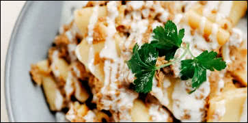 Mezzi Paccheri Alla Genovese Pasta at Flour House