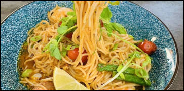 Cajun Asian Noodles at Hai Hai