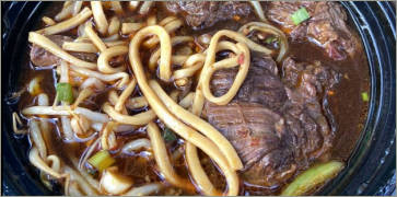 Braised Beef Soup Noodle at Hello Dumpling