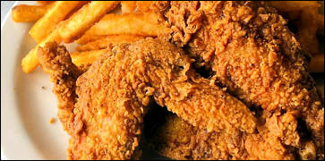 Fried Chicken and Fries at His Place Eatery