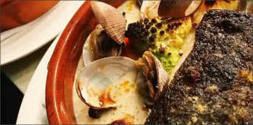 Black Cod with Clams at El Paseo