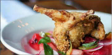 Buttermilk Fried Quail at El Paseo