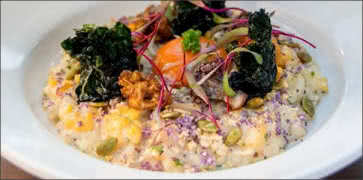 Roasted Cauliflower Risotto at El Paseo