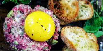 Steak Tartare at El Paseo