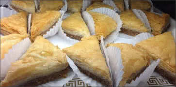 Baklava at Athena's Greek Cafe & Bakery