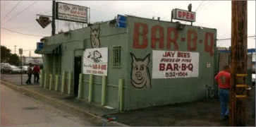 Jay Bees Bar-B-Que on Diners, Drive-Ins and Dives