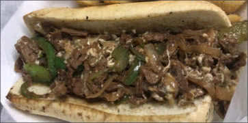 Vegan Cheesesteak Sandwich at Lick It Up Food Truck