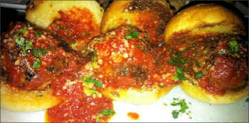 Meatball Sliders at Catelli's