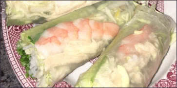 Shrimp Rolls at Ray's Place: Vietnamese Cuisine