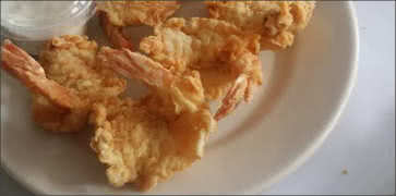 Southern Fried Prawns at Southern Cafe