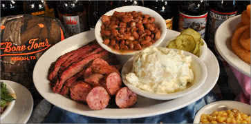 T-Bone Toms Sausage Platter at T-Bone Tom's Steakhouse