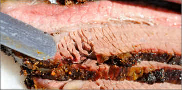 Beef Brisket at Texas Pride Barbecue