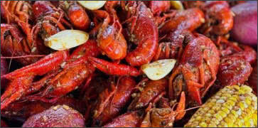 BBQ Crawfish at The Pit Room