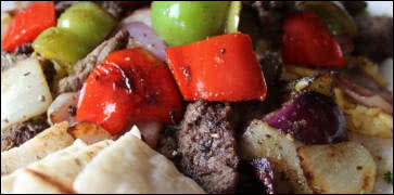 Shiskabob plate