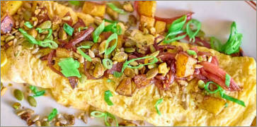 Autumn Omelette at Little Goat Diner