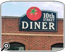 10th Street Diner Restaurant featured on Diners, Drive-Ins and Dives in Indianapolis