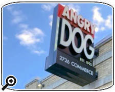 Angry Dog Restaurant featured on Diners, Drive-Ins and Dives in Dallas