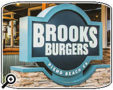 Brooks Burgers featured on Diners, Drive-Ins and Dives in San Luis Obispo