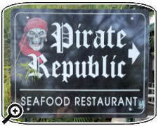 Pirate Republic Seafood Restaurant featured on Diners, Drive-Ins and Dives