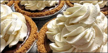 Chocolate Silk Pies