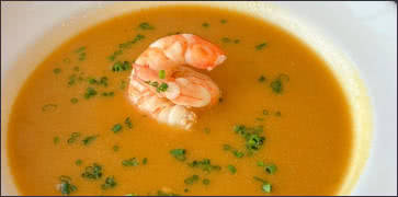 Salted Shrimp Bisque at The Butcher and The Bar