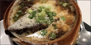 Oxford Onion Soup at The Goat and Clover Tavern