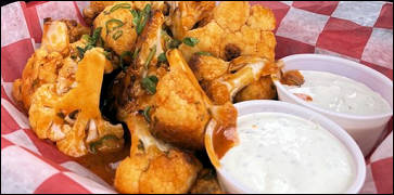 Buffalo Cauliflower at The Quiet Few