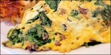 Spinach & Feta Omelet