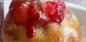 Raspberry Butter Roll at Uppercrust