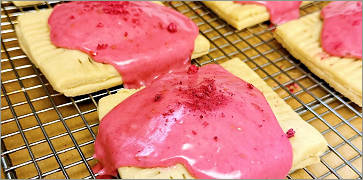 Raspberry Baby Pop Tarts at Veera Donuts