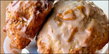 Peach Scone at Vinal Bakery