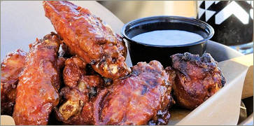 Smoked Wings at Wild Barley Kitchen & Brewery